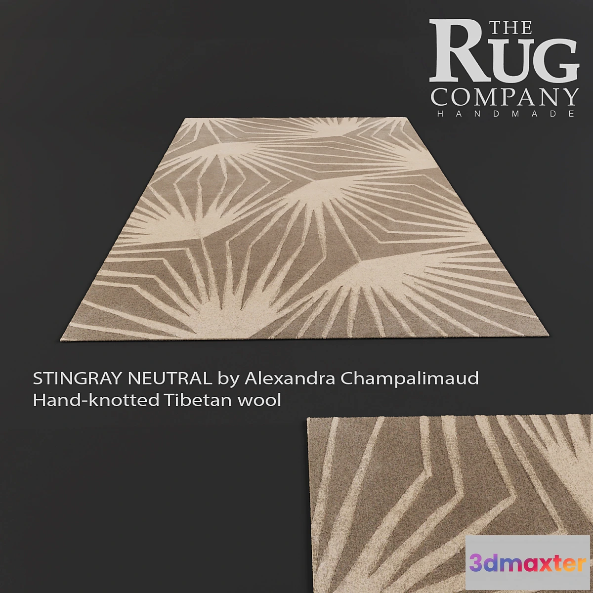 1409572 - carpet STINGRAY NEUTRAL Alexandra Champalimaud 3D Max
