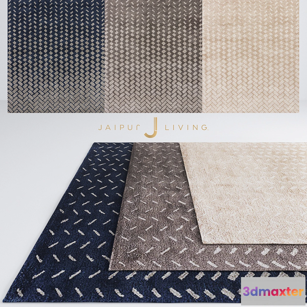 1410044 - Jaipur Silas Rug From Cascade Collection 3D Max