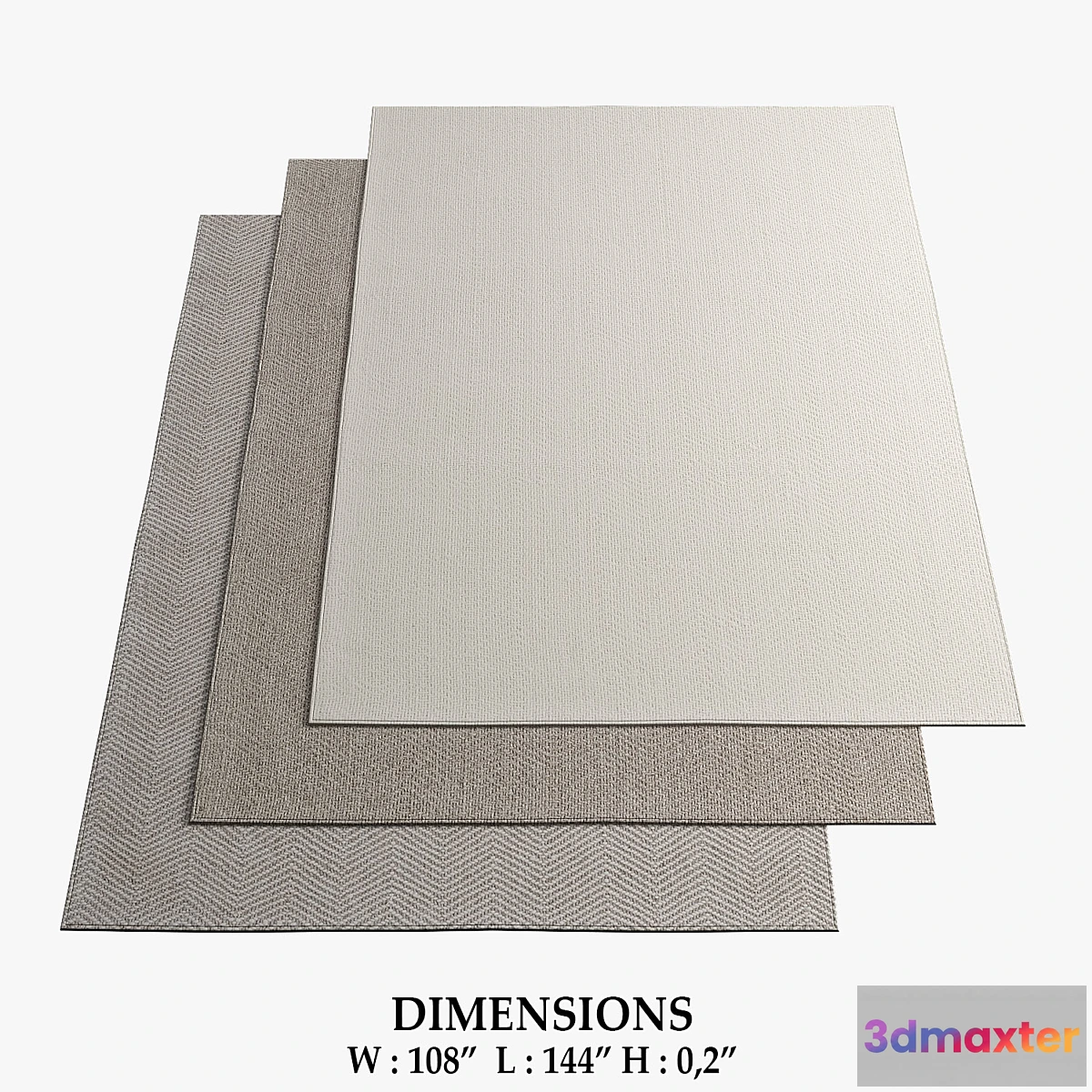 1411746 - Restoration Hardware Rugs_107 3D Max