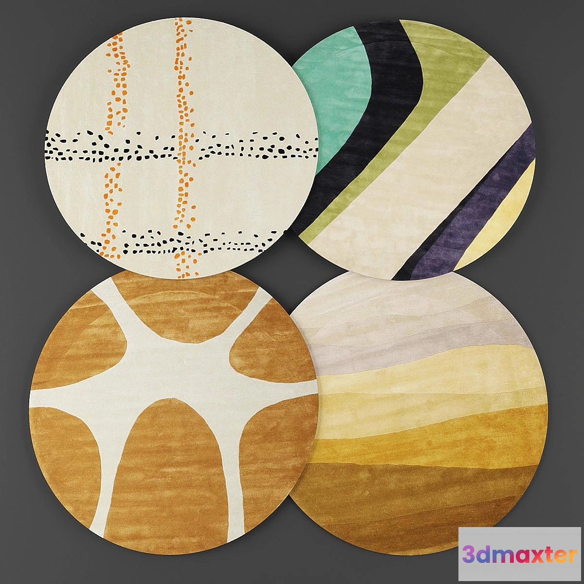 1411806 - Round rugs07 3D Max