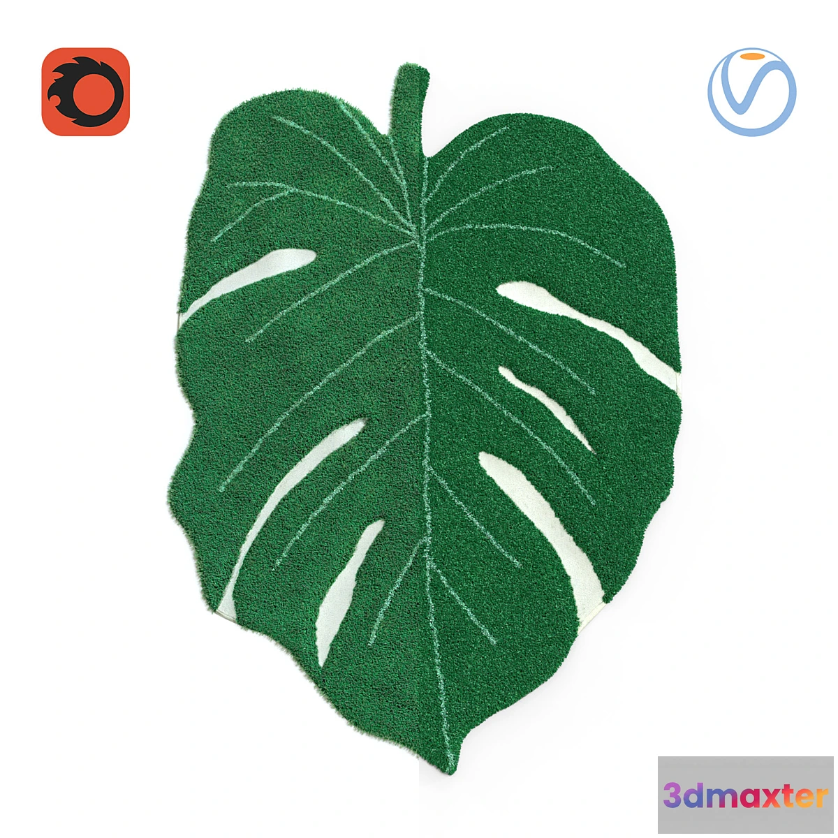 1416770 - Carpet sheet monstera from Lorena Canals 3D Max