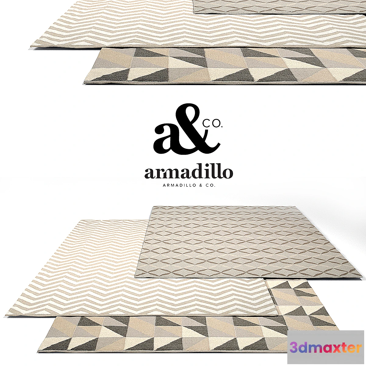 1416794 - Armadillo&Co Rug Set 5 3D Max