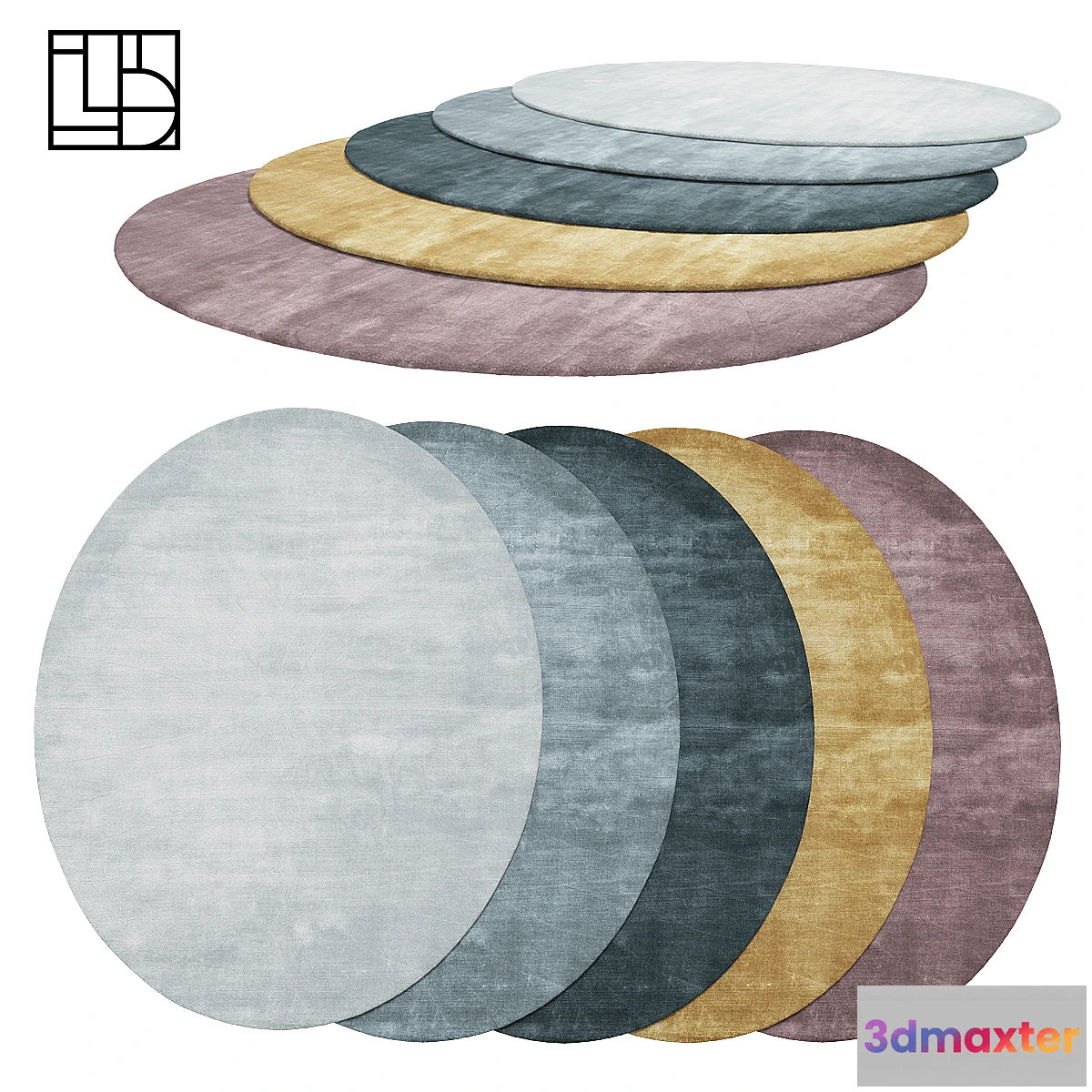 1417188 - Linie Design Mondo rugs 3D Max