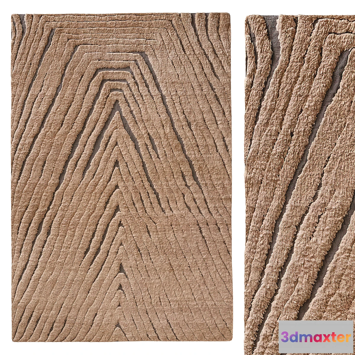 1417662 - TARIFA WOOL RUG Burnt Caramel 3D Max