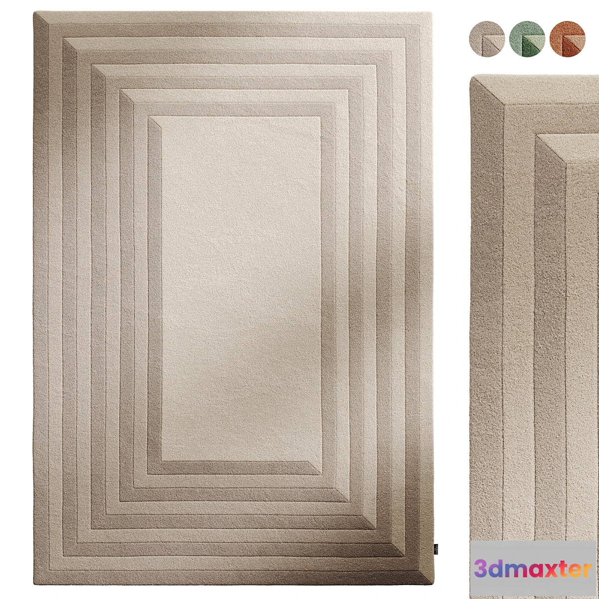 1418570 - Wool Rug Tilo Benuta 3D Max