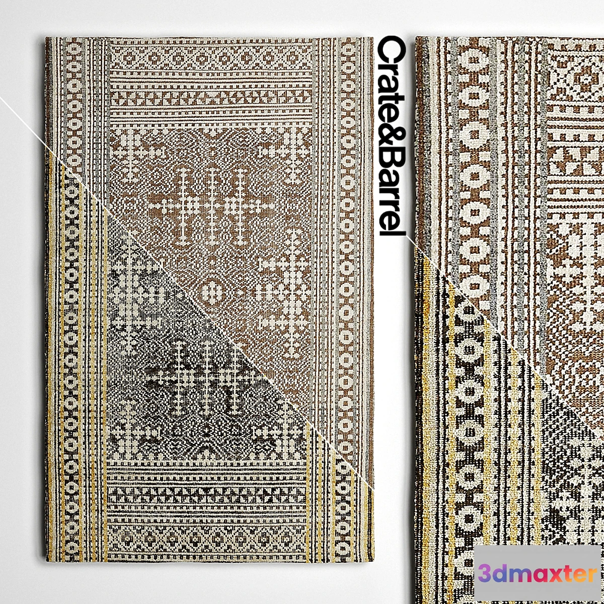 1419856 - Carpets Crate and Barrel Series Tolliver 3D Max