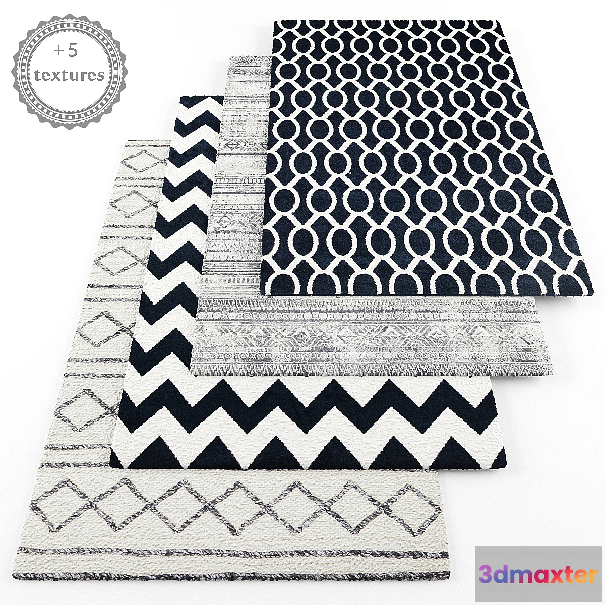 1420476 - Rugs set153 3D Max
