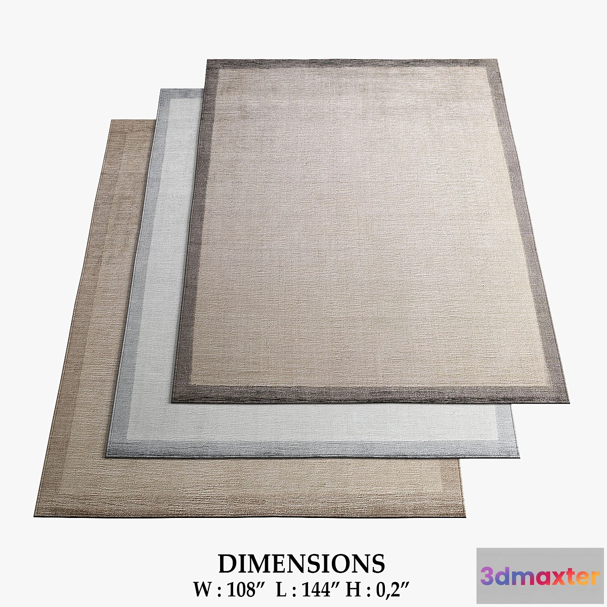 1421376 - Restoration Hardware Rugs_69 3D Max