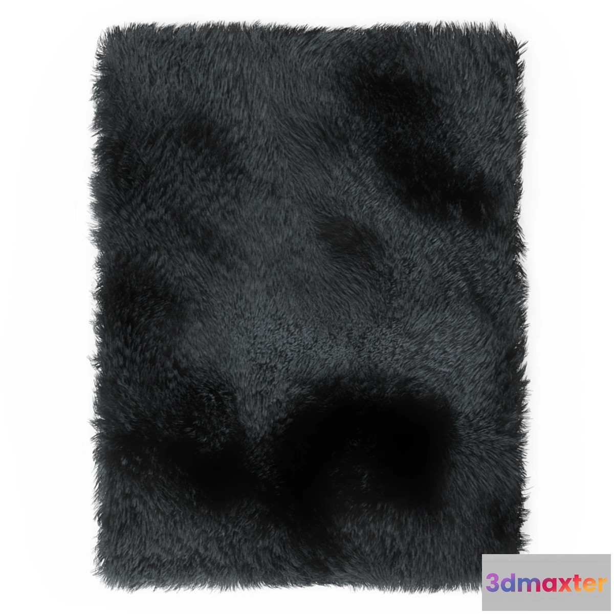 1421666 - Carpet Fur Gray Shaggi 02 3D Max