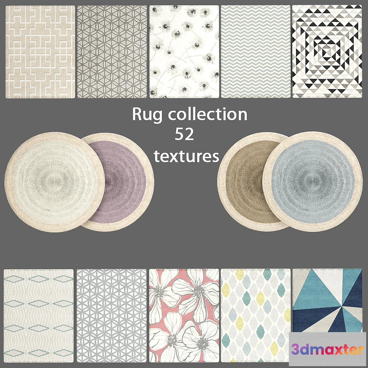1421890 - Collection rugs 3D Max