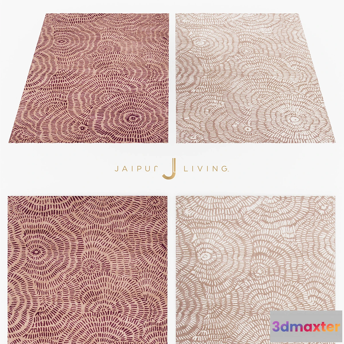 1422528 - Jaipur Dotted Flower Rug From En Casa By Luli Sanchez 3D Max