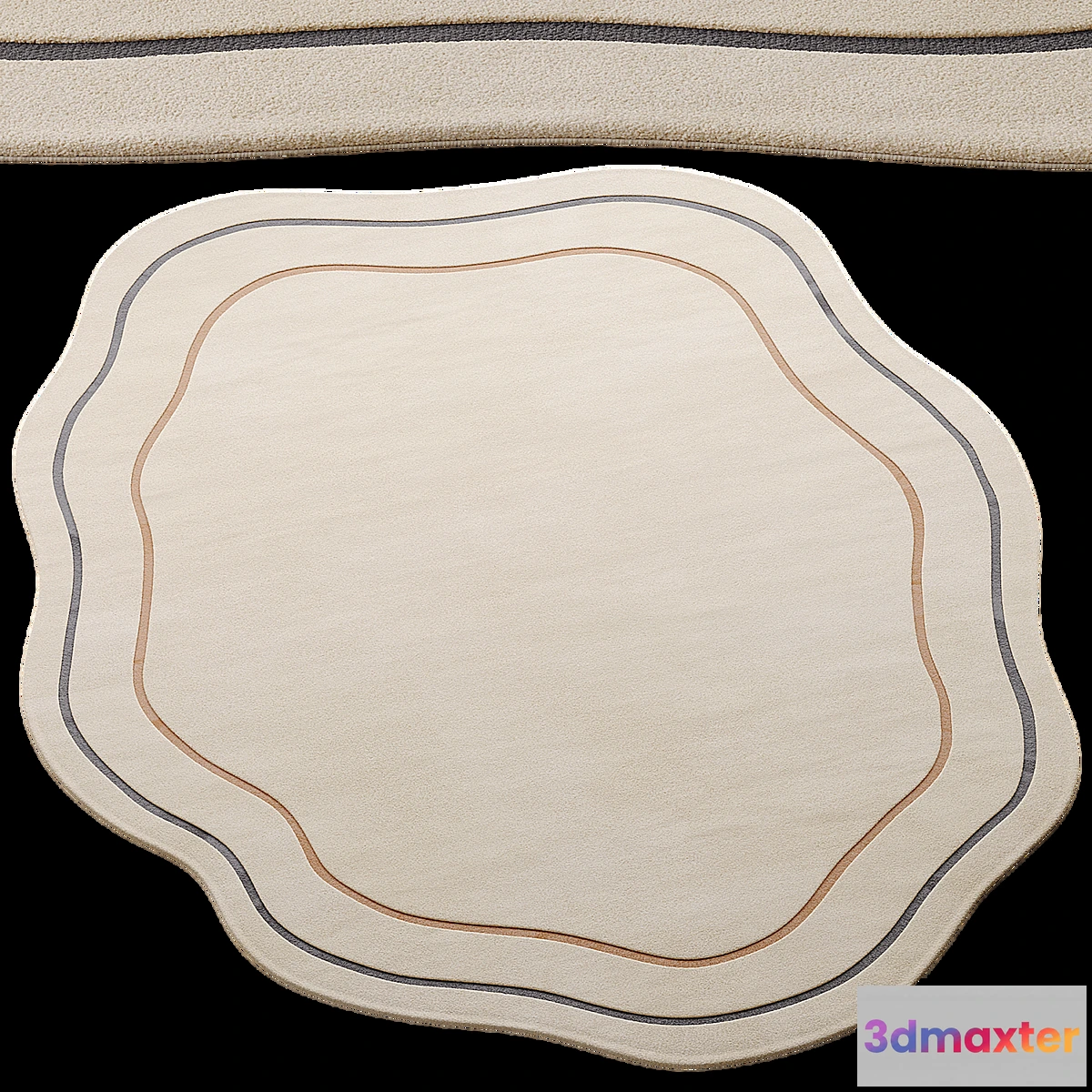 1422544 - Lumi Handtufted Wool Rug 3D Max