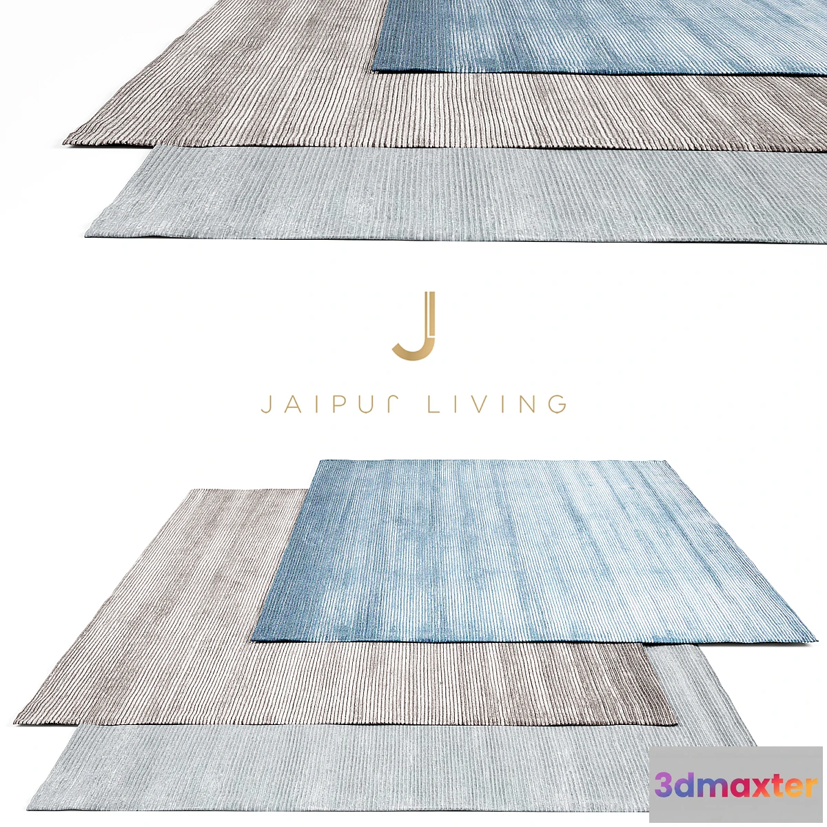 1424920 - Jaipur Living Basis Rug Set 3D Max