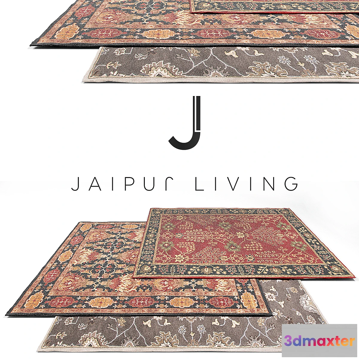 1426274 - Jaipur Living Classic Rug Set 9 3D Max