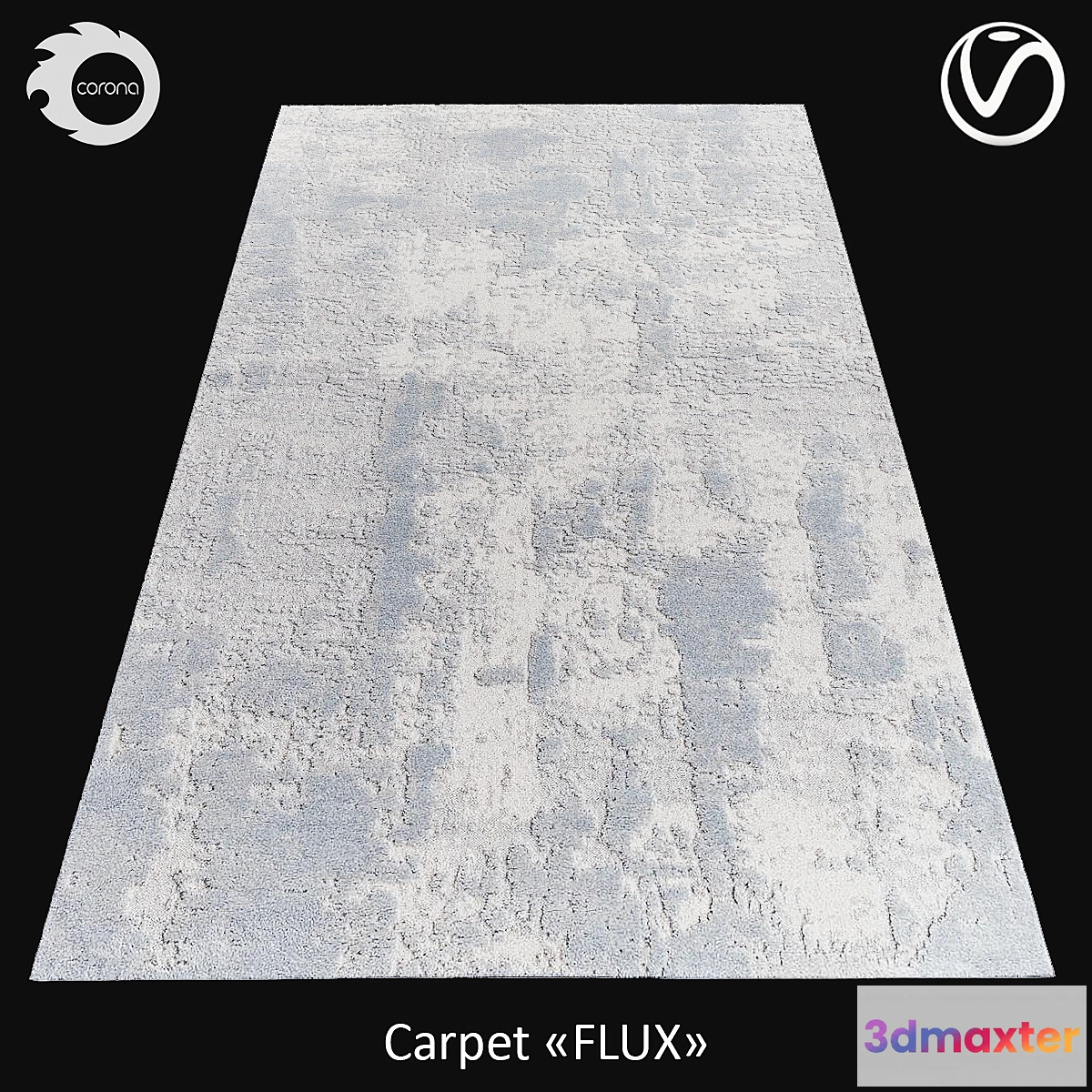 1428178 - Belgian wool carpet “FLUX” 3D Max