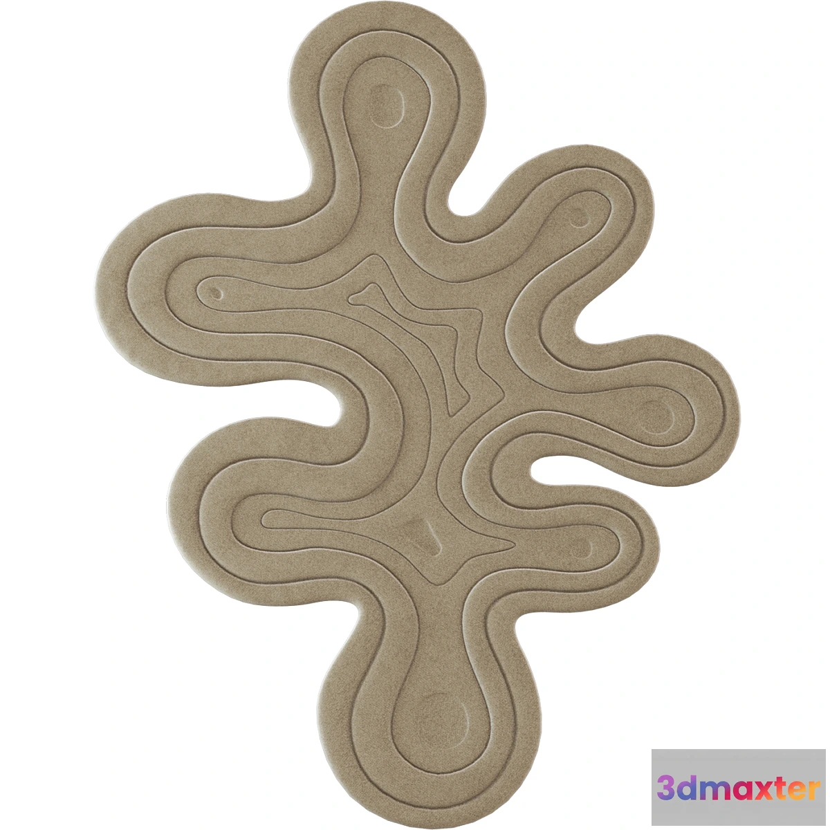 1430818 - Off-White Dune Rug 3D Max