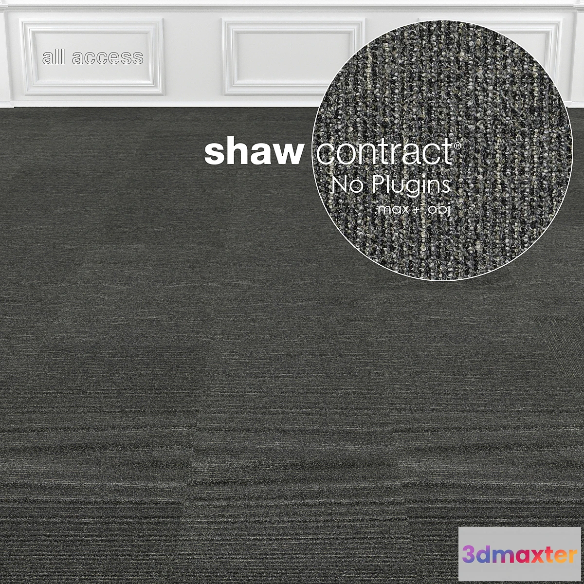 1435956 - Shaw Carpet All Access Portal Tile No 1 3D Max