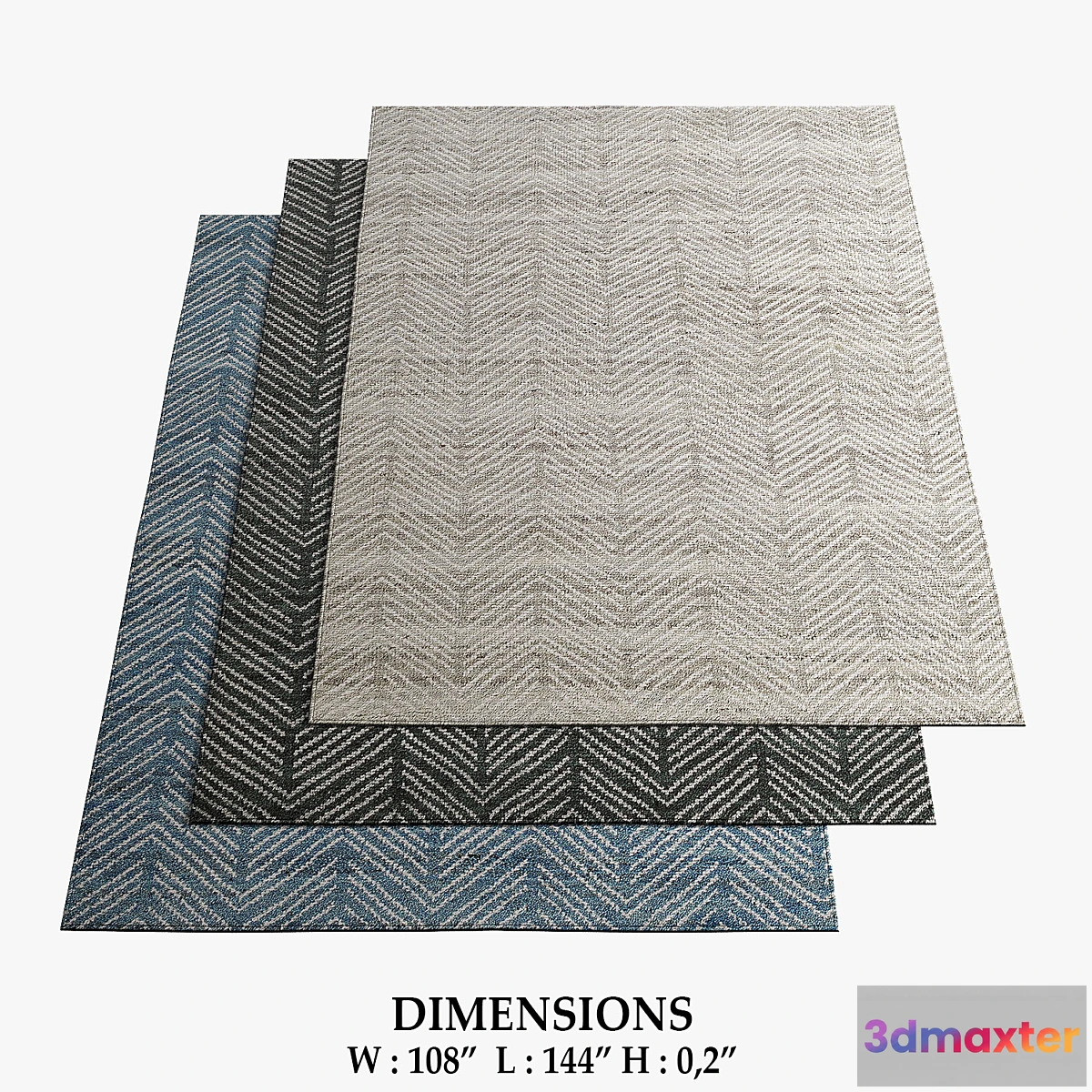 1438110 - Restoration Hardware Rugs_86 3D Max