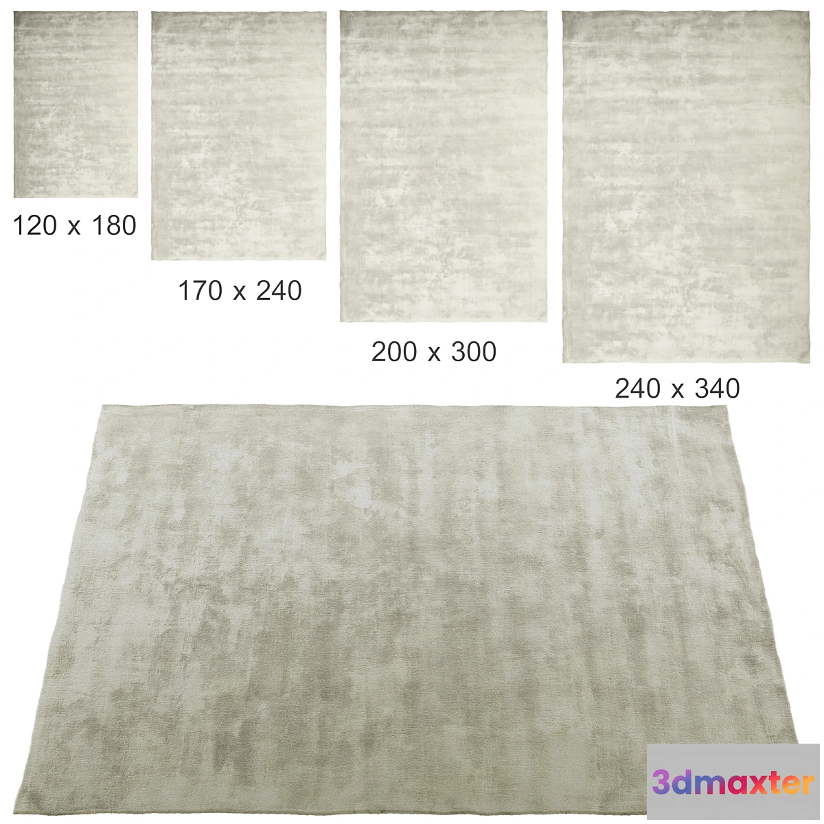 1438510 - Asiatic Chrome Silver 3D Max