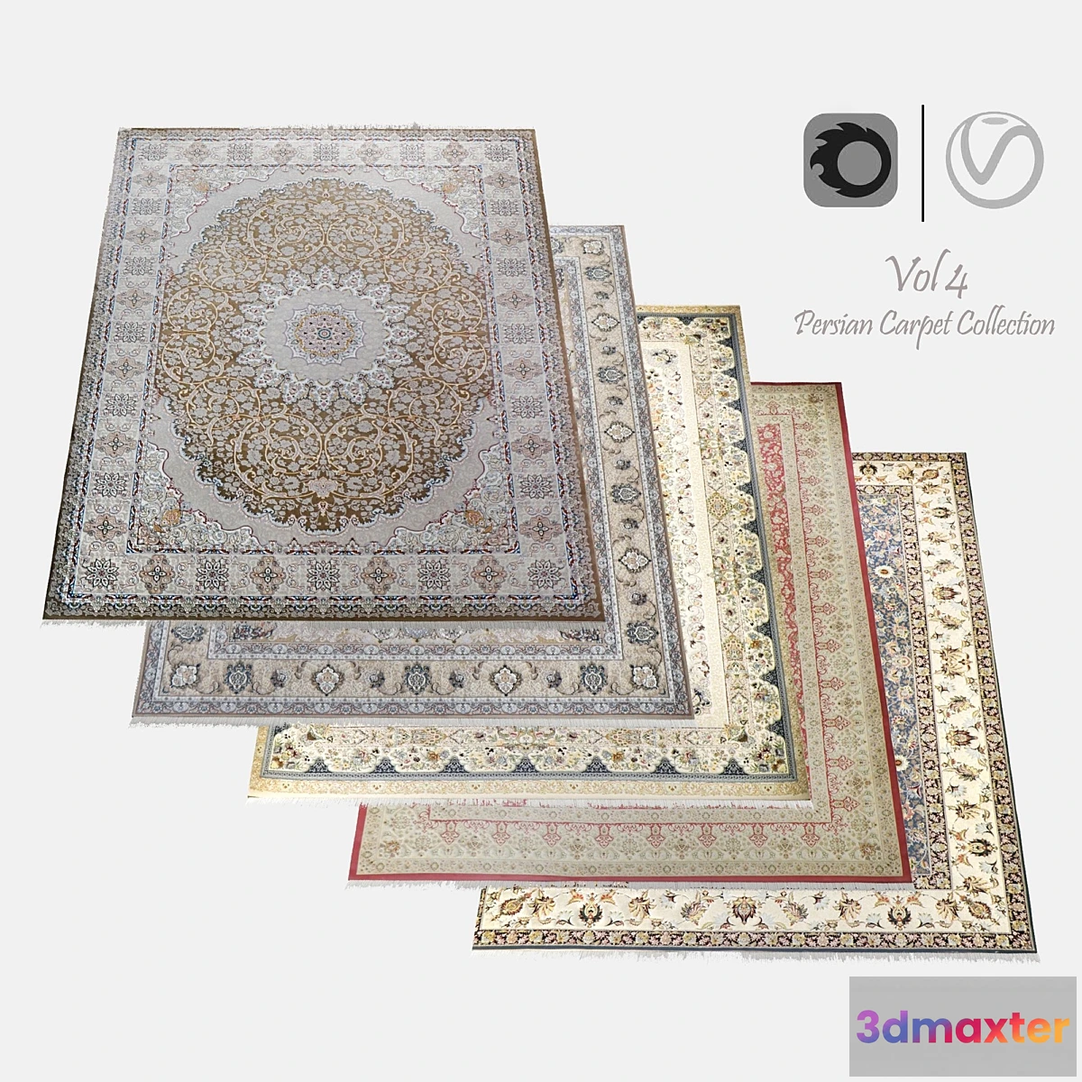 1438564 - Persian Carpet Collection-vol4-4k texture 3D Max