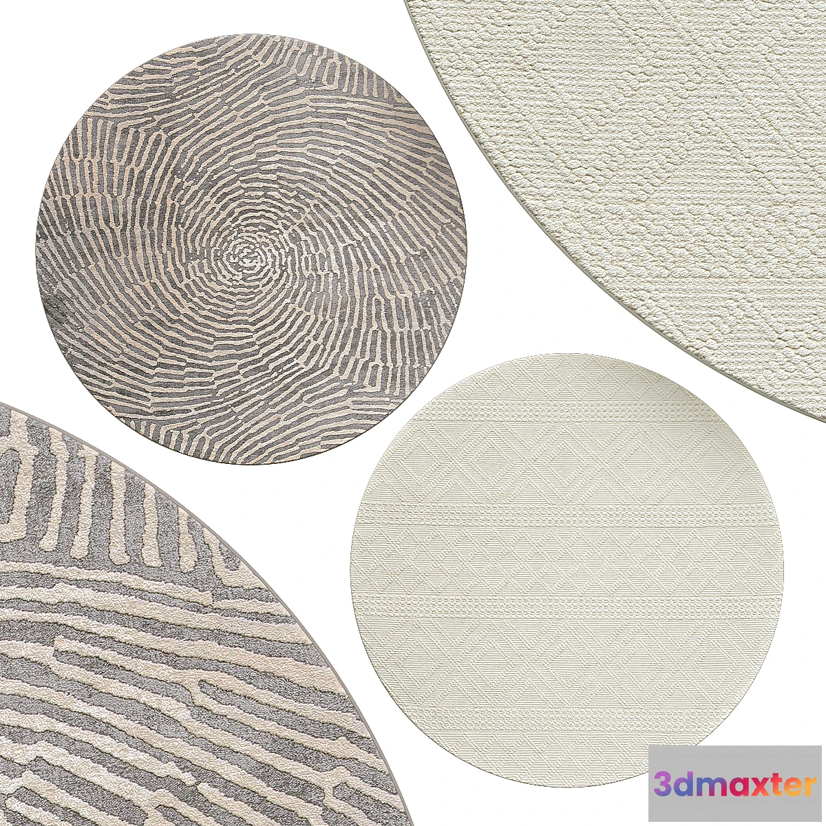 1439874 - Circle rugs  No. 154 3D Max