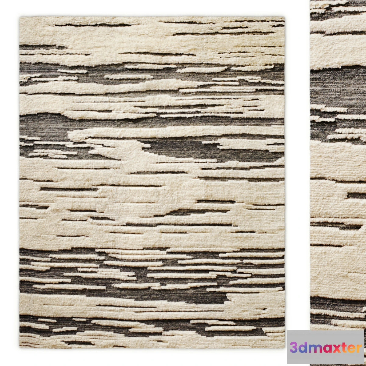 1441666 - Tableau Hand-Knotted Wool Rug RH 3D Max