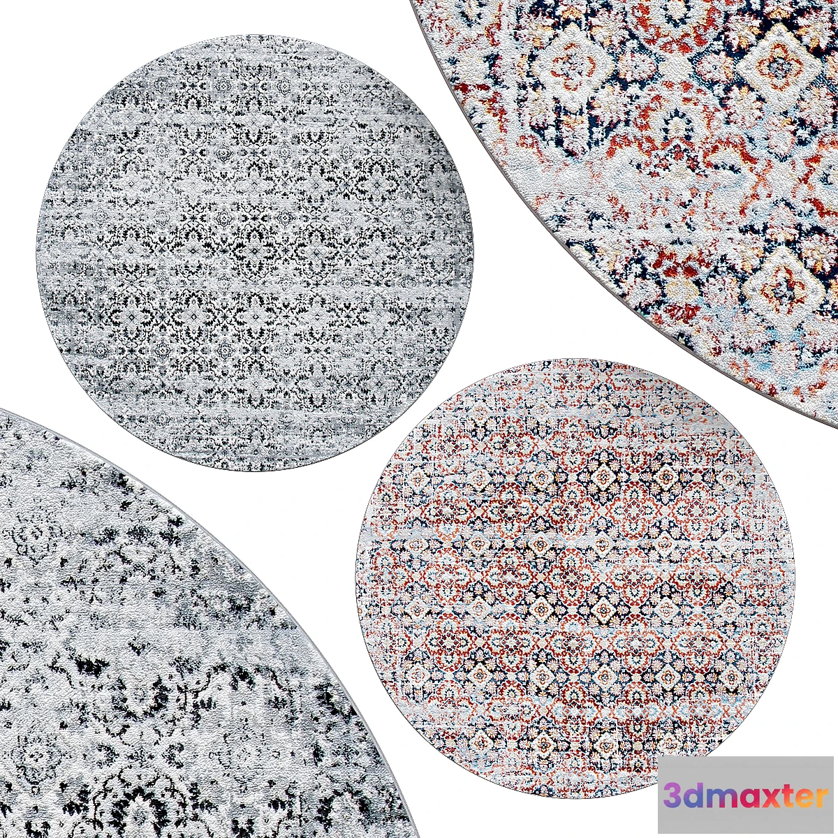 1444050 - Circle rugs  No. 196 3D Max