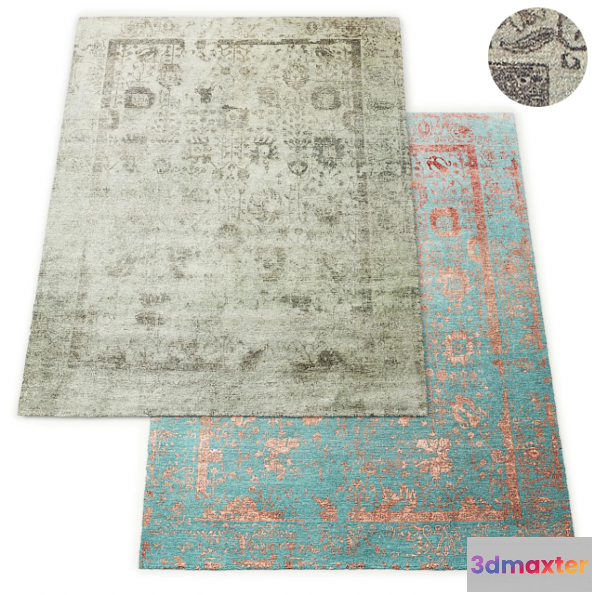 1444070 - Botanica Hand-Knotted Rug RH Collection 3D Max