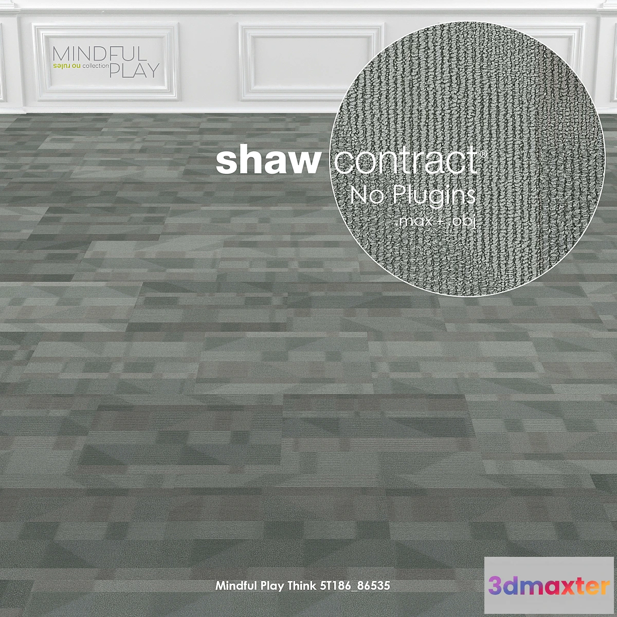 1444156 - Shaw Carpet Mindful Play Think No 2 3D Max