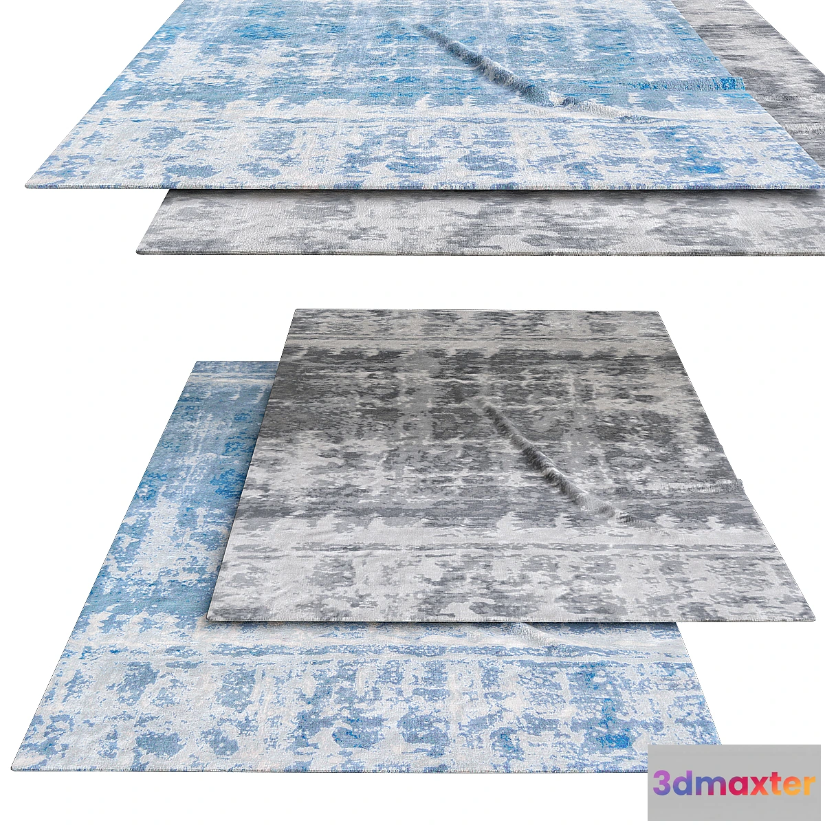 1446884 - Abstract Aqua Gray 3D Max