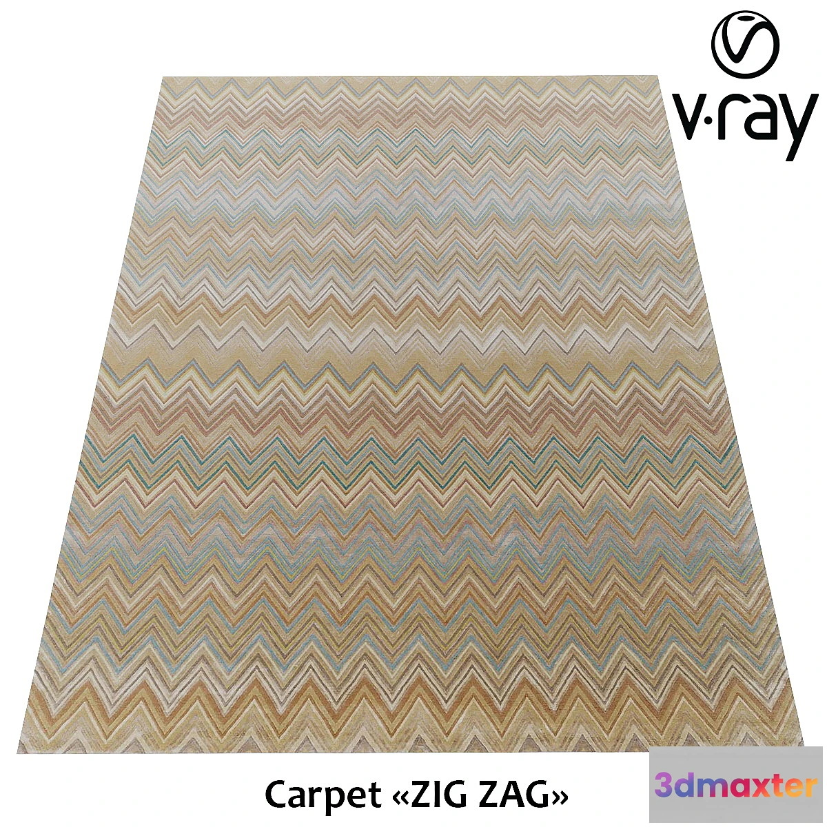 1449578 - Nepali carpet “ZIG ZAG” 3D Max