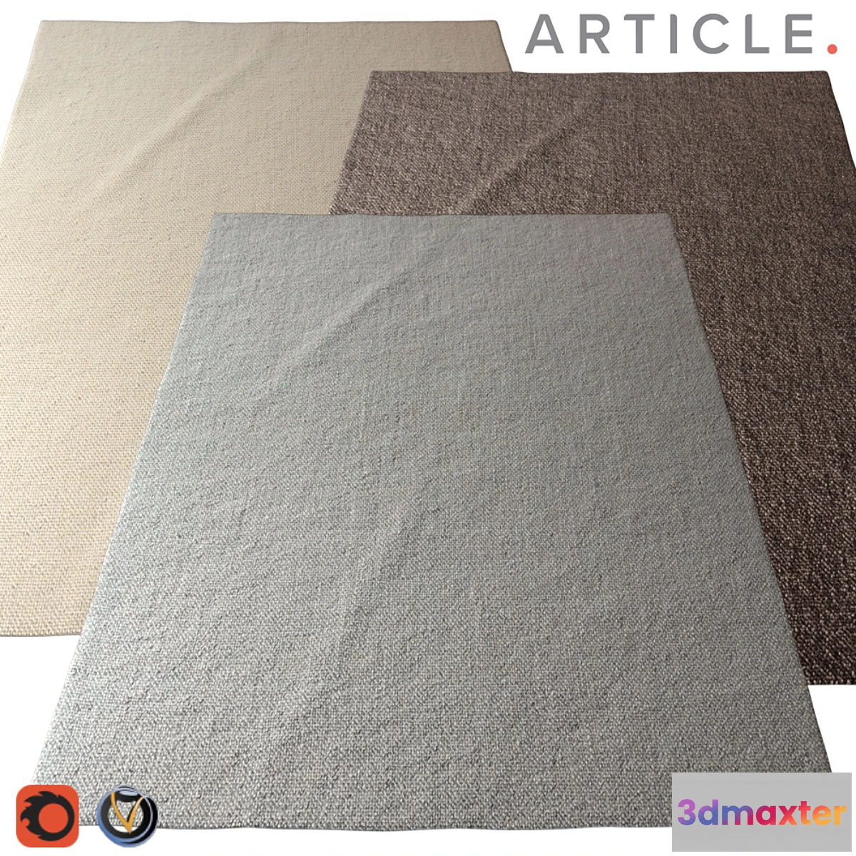 1450352 - Carpet Article (Texa) 2400х3000 (3 colors) 3D Max
