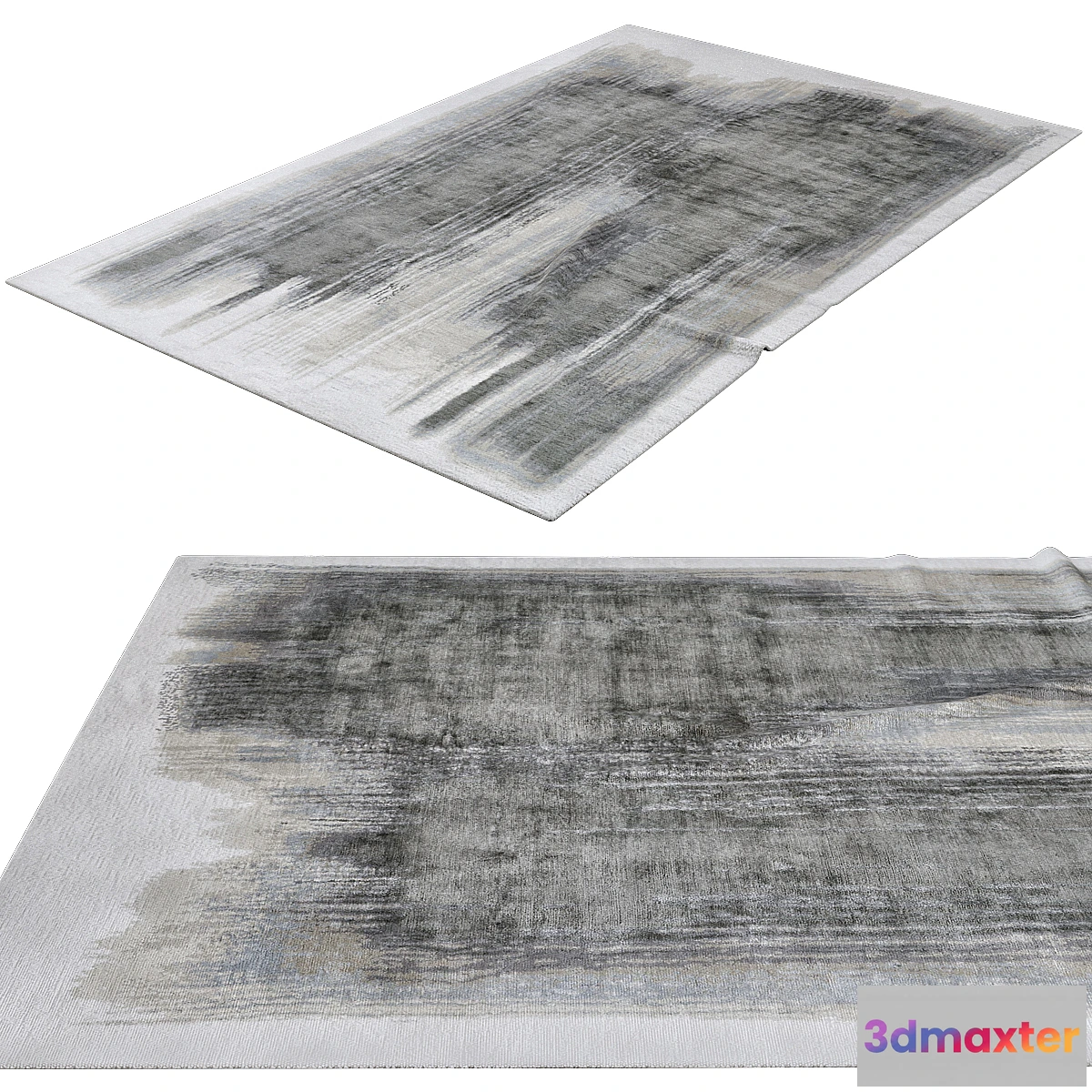 1451234 - Brushstrokes Rug by Elie Saab - THE RUG COMPANY 3D Max