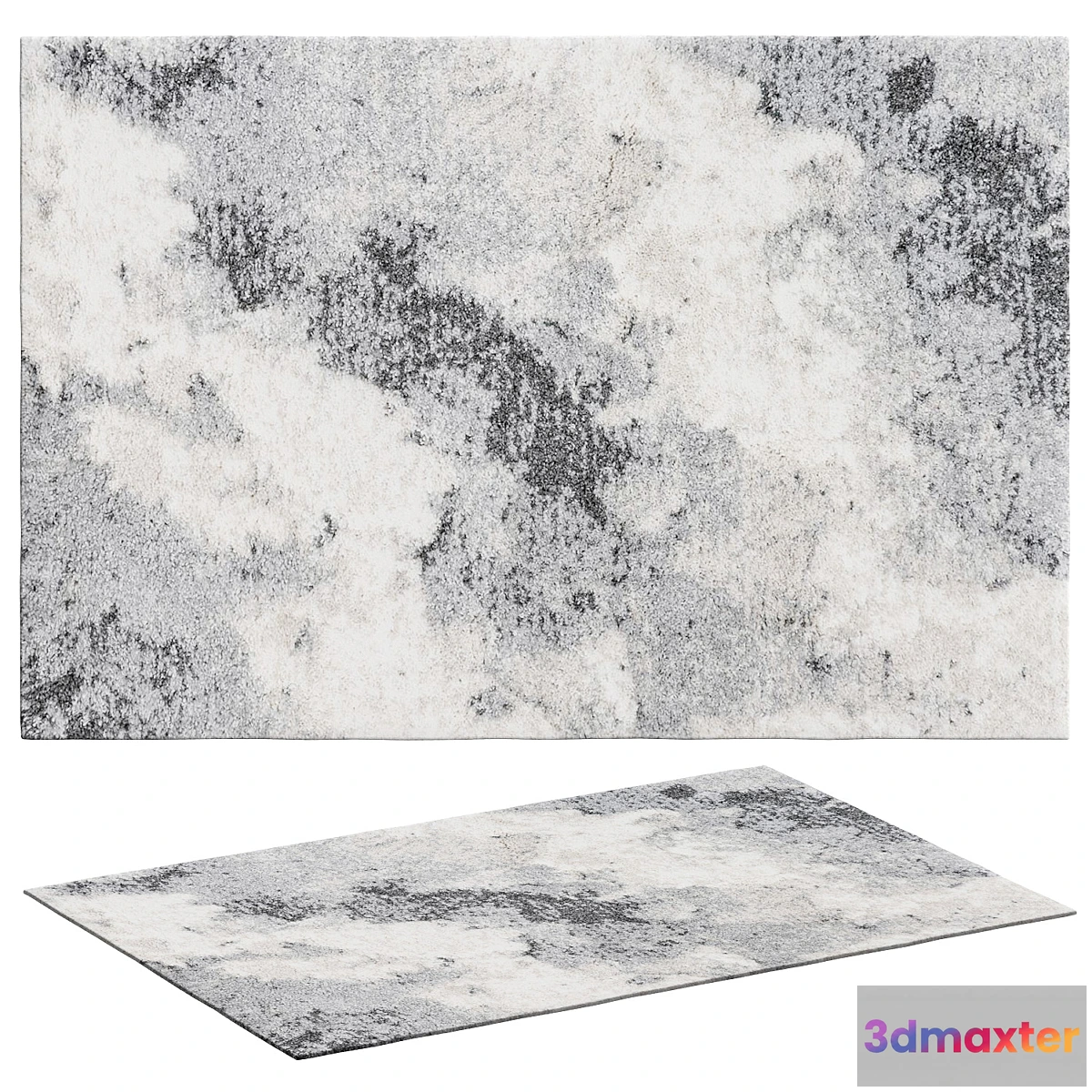 1451414 - Waverly Abstract Ombre Rug 3D Max
