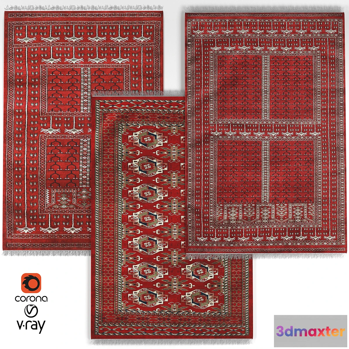 1455090 - Turkmen rug 3D Max