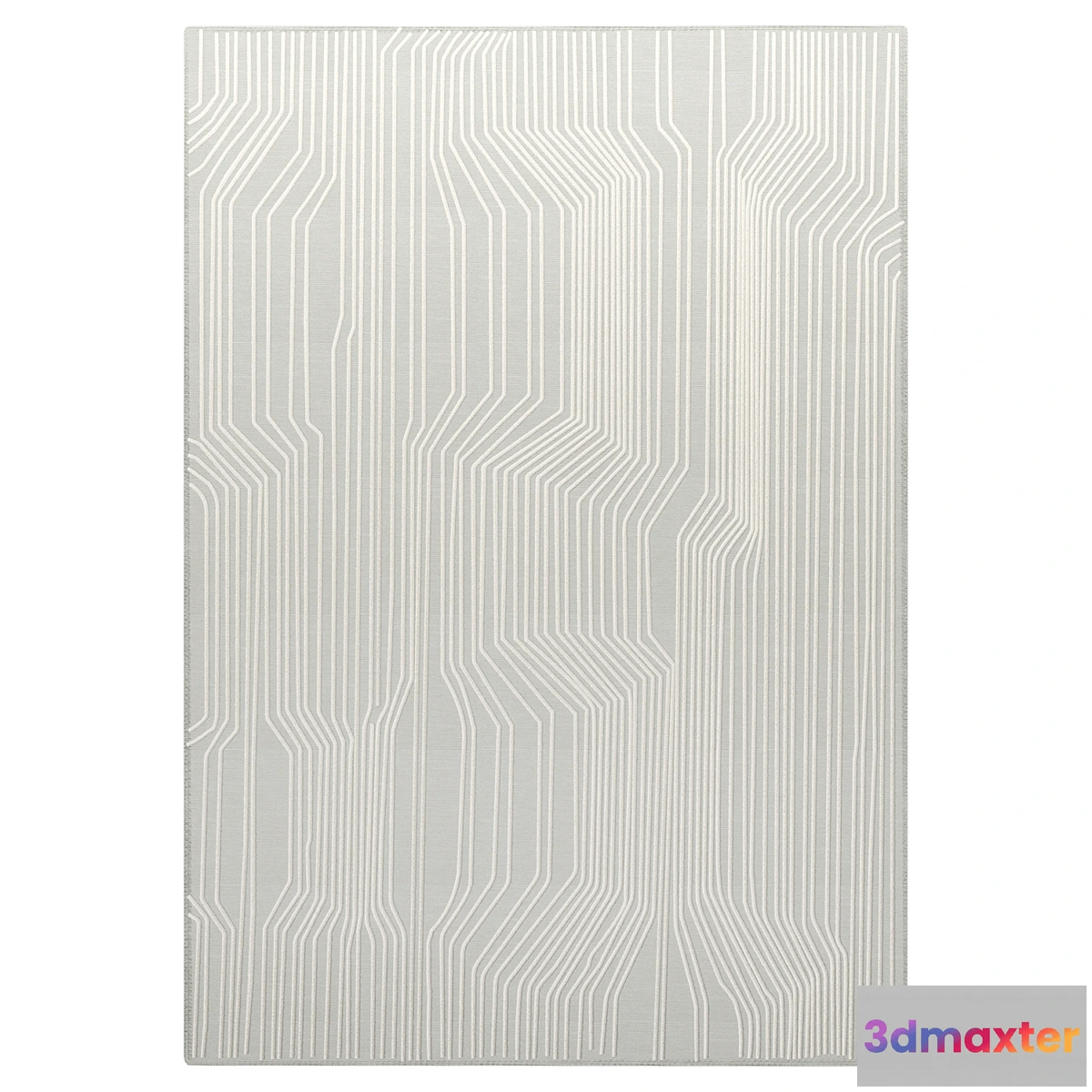 1457388 - Farooka wool and cotton rug gray AM.PM 3D Max