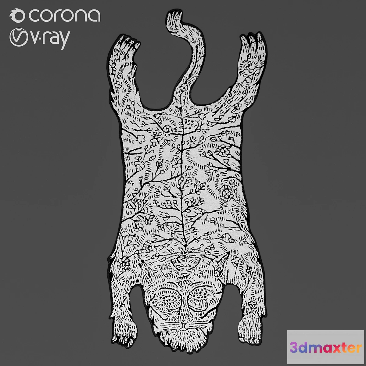 1458062 - Tiger big rug 3D Max