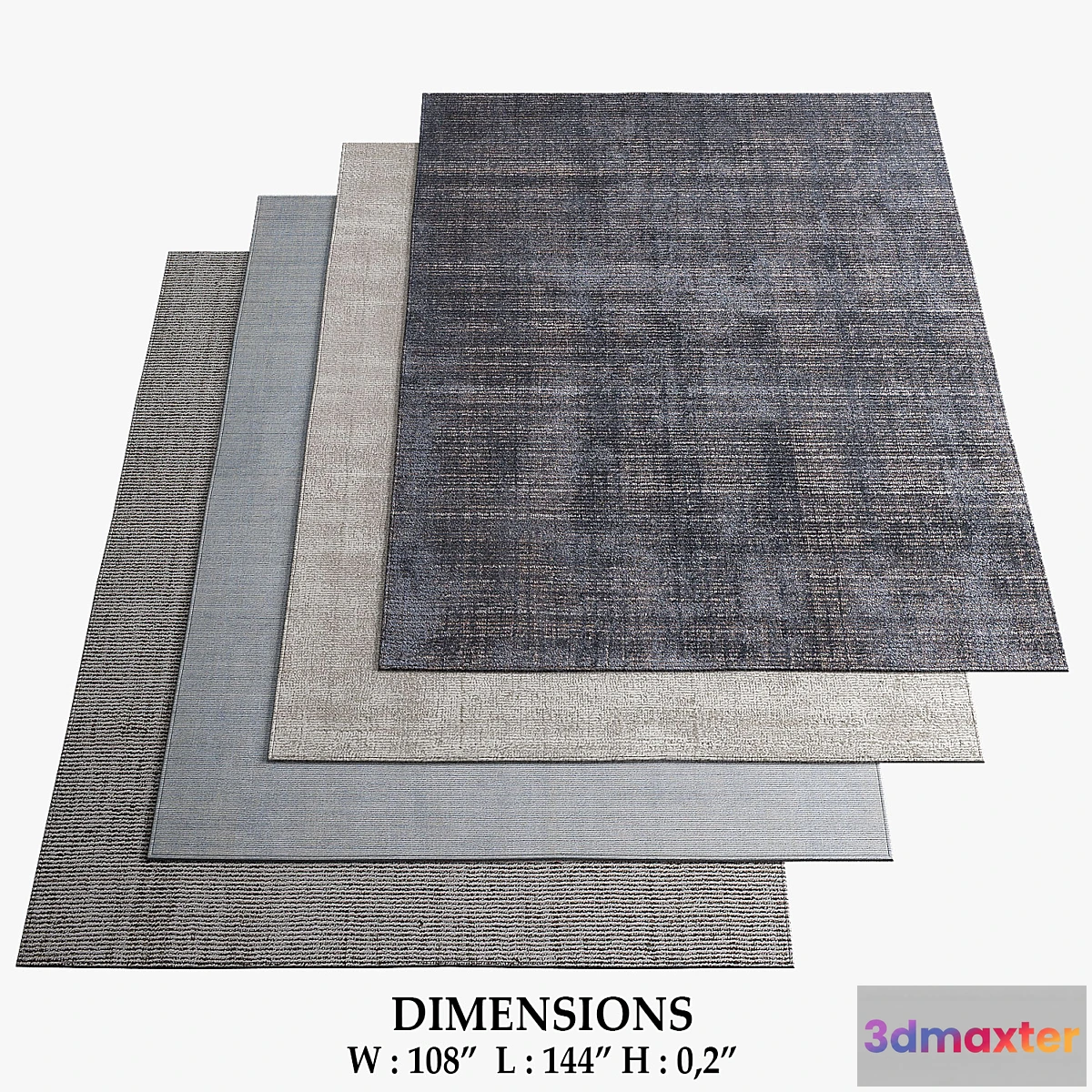 1459554 - Restoration Hardware Rugs_97 3D Max