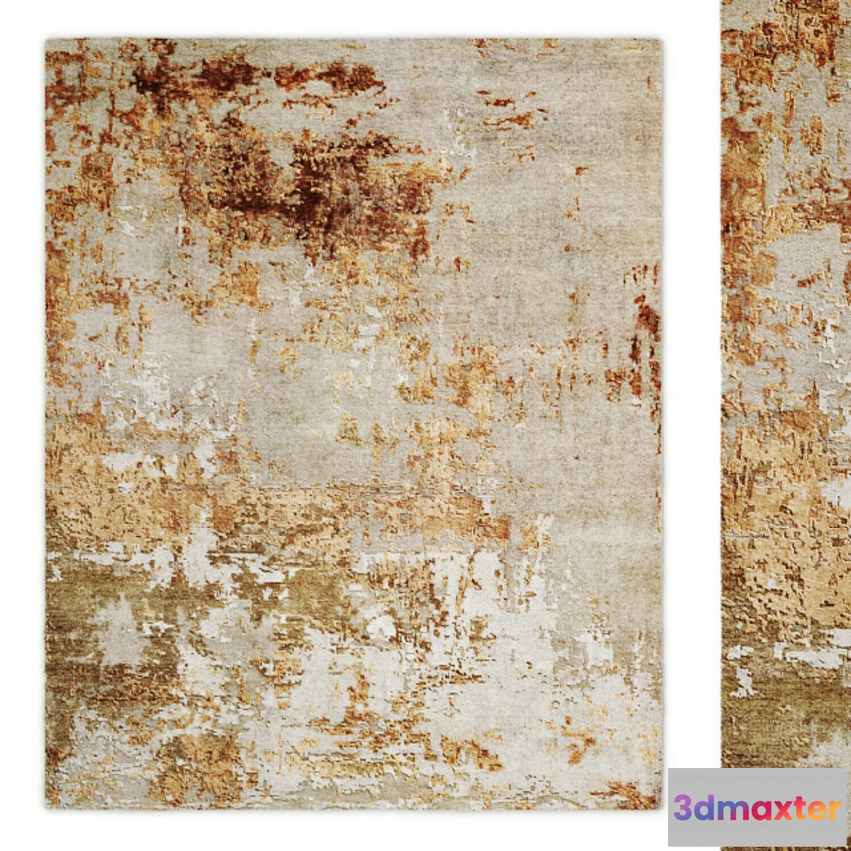 1460356 - Raku Hand-Knotted Rug RH 3D Max