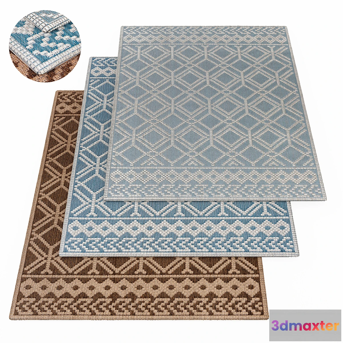 1460638 - Denim rug 3D Max