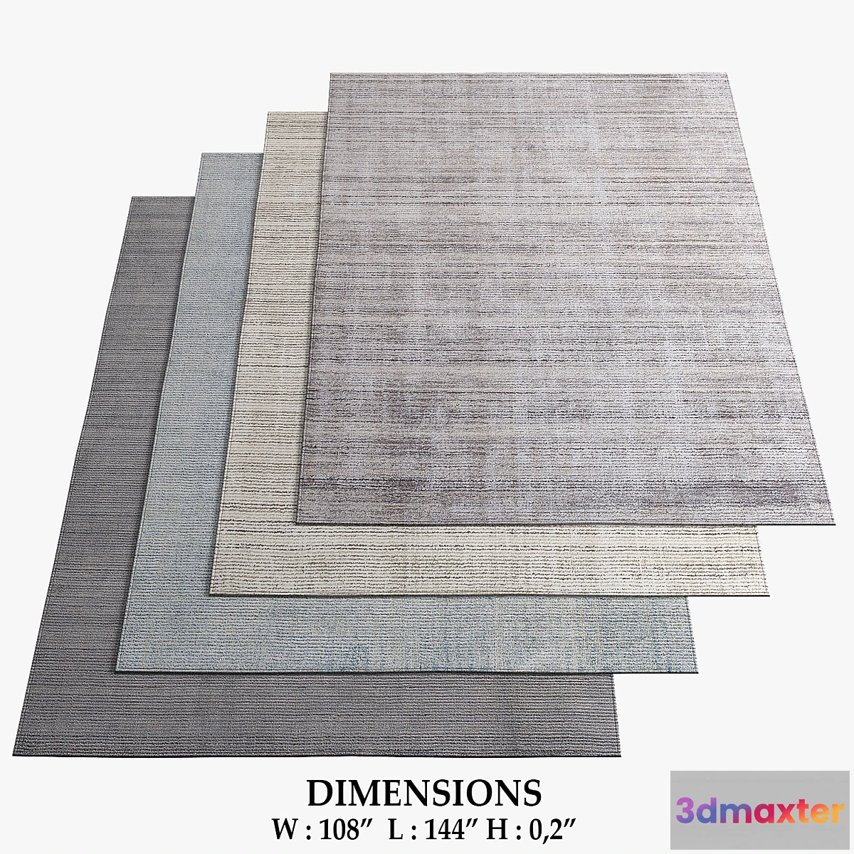 1461426 - Restoration Hardware Rugs_96 3D Max