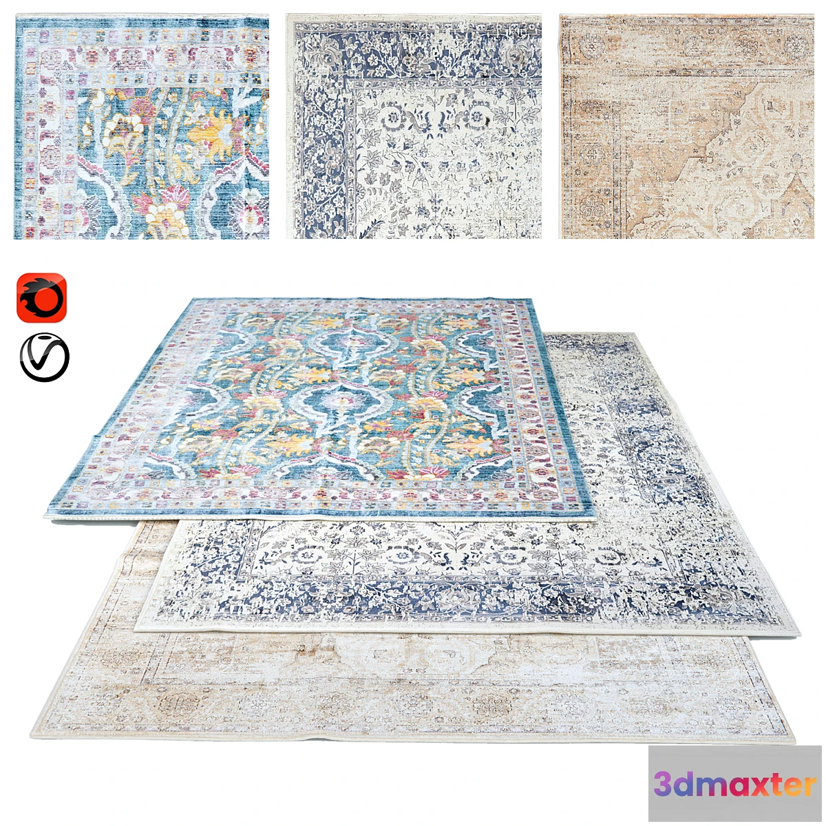 1461506 - Zara Home Carpet Set 3D Max