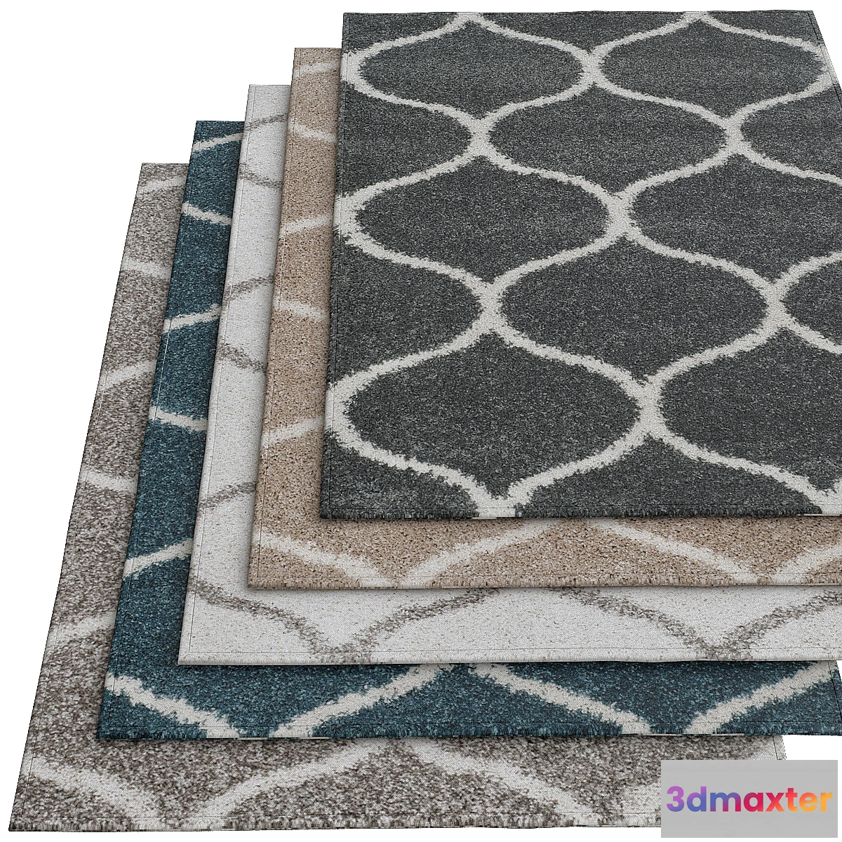 1461676 - Hudson Shag Rug - Safavieh 3D Max