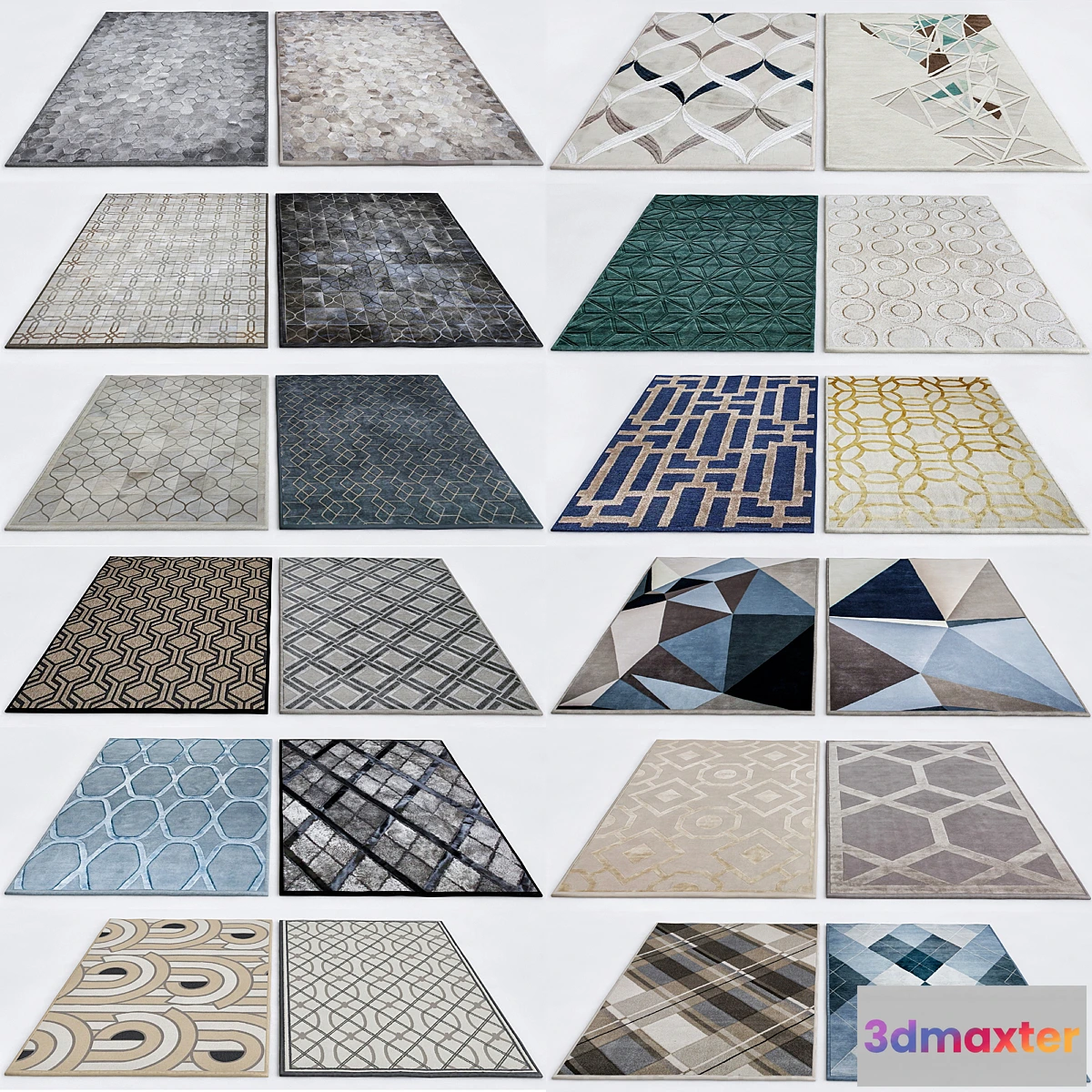 1465144 - Rugs collections 3D Max