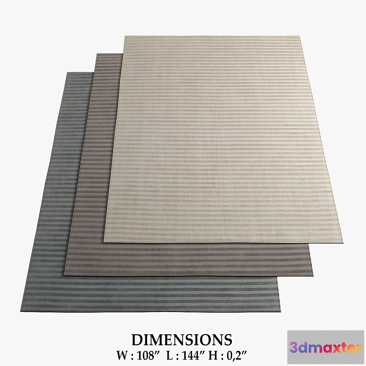 1466864 - Restoration Hardware Rugs_126 3D Max