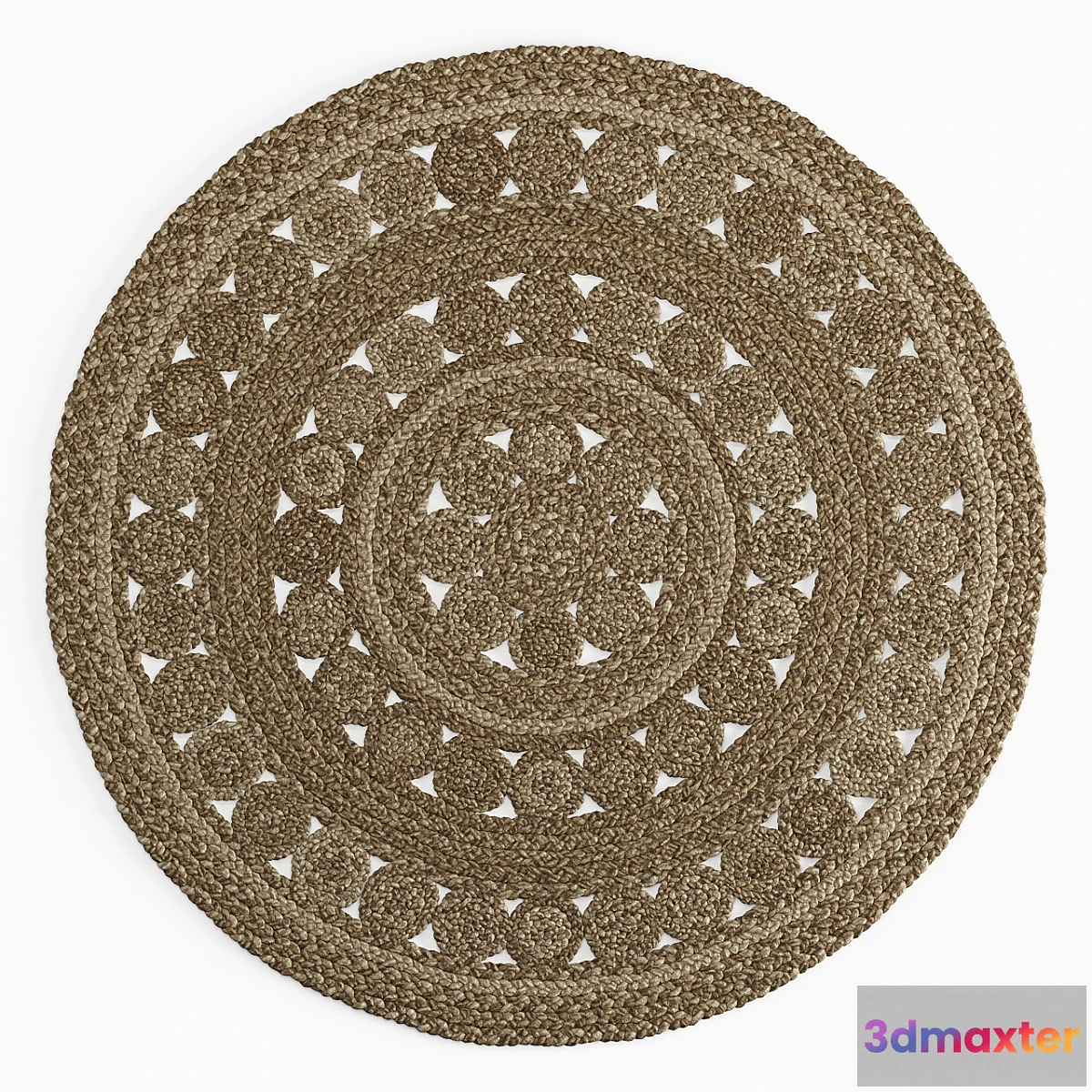 1470974 - Round Jute Rug by Serena & Lily 3D Max
