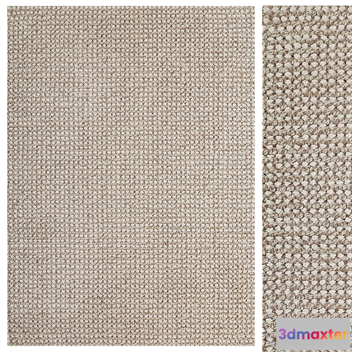 1471472 - Elsie Wool & Jute Rug 3D Max