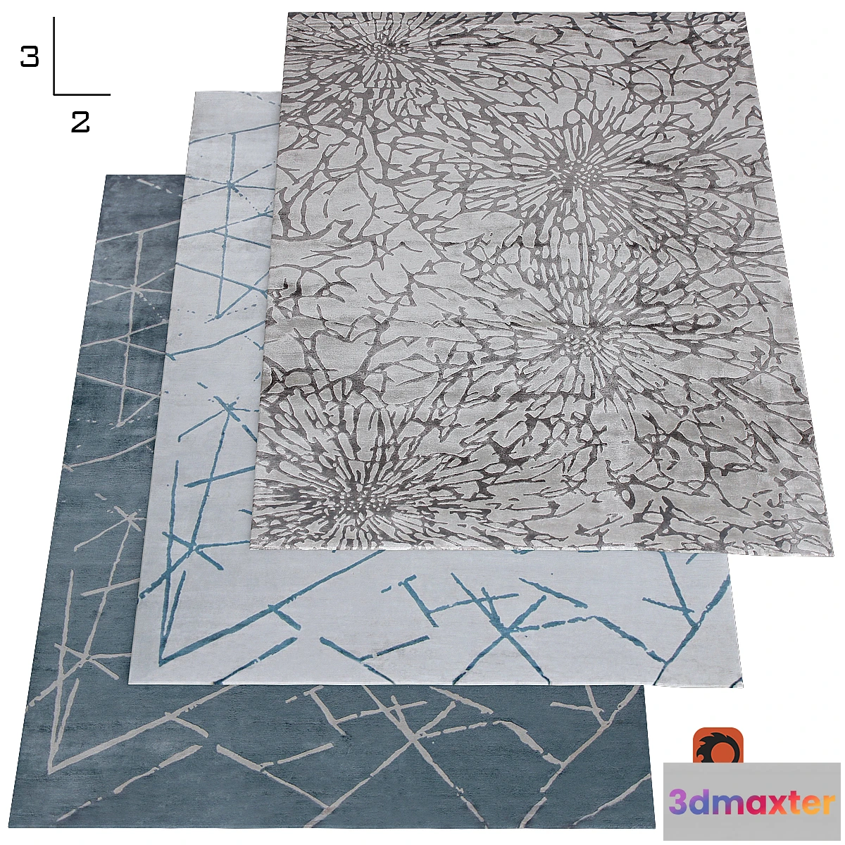 1472550 - Carpet collection  No. 114 3D Max