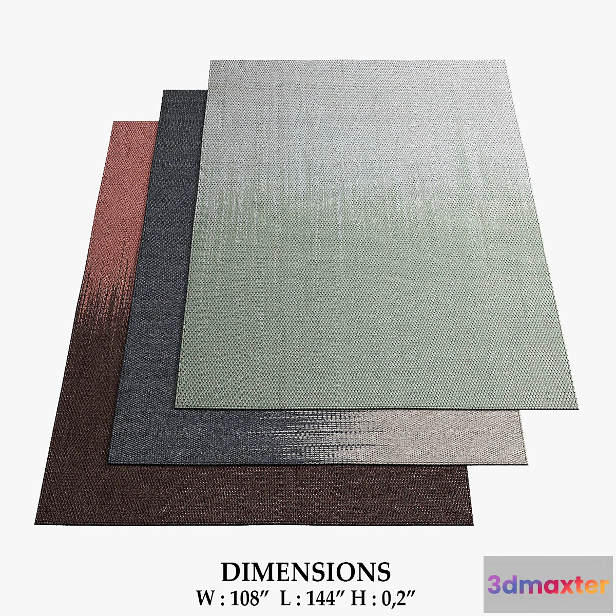 1475074 - Mustache Rugs_650 3D Max