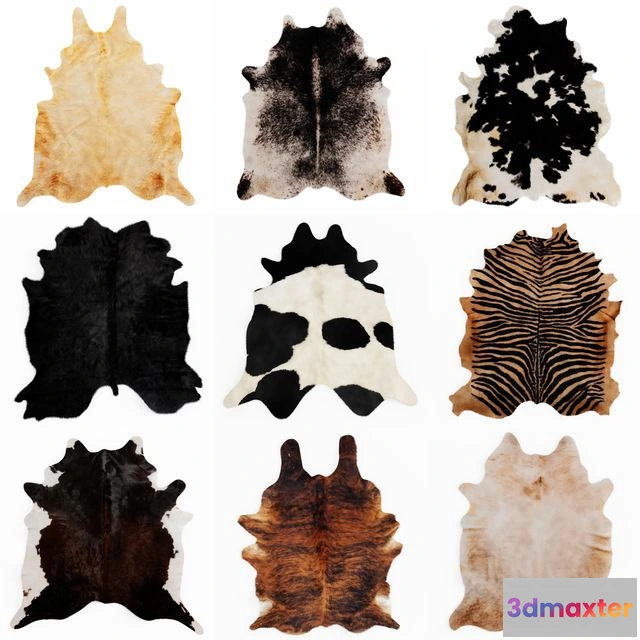 1538452 - Nine Rugs From Animal Skins 09 3D Max